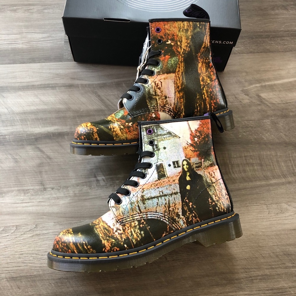 Dr. Martens Black Sabbath Combat Boots NIB